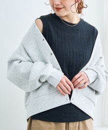 coen | ランダムリブノースリーブタンクトップ(タンクトップ)