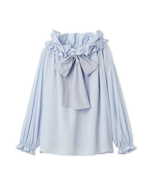 CELFORD（セルフォード）の「【洗える】ビッグリボンスモックブラウス（シャツ/ブラウス・レディース・サックスブルー/ネイビー/ホワイト・F）」の16枚目の写真