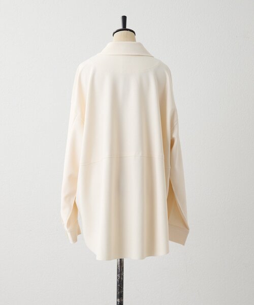 ear PAPILLONNER（イアパピヨネ）の「シャツライクアウター【SUM1 STYLE】（その他アウター・レディース・ブラック/アイボリー・FREE）」の9枚目の写真