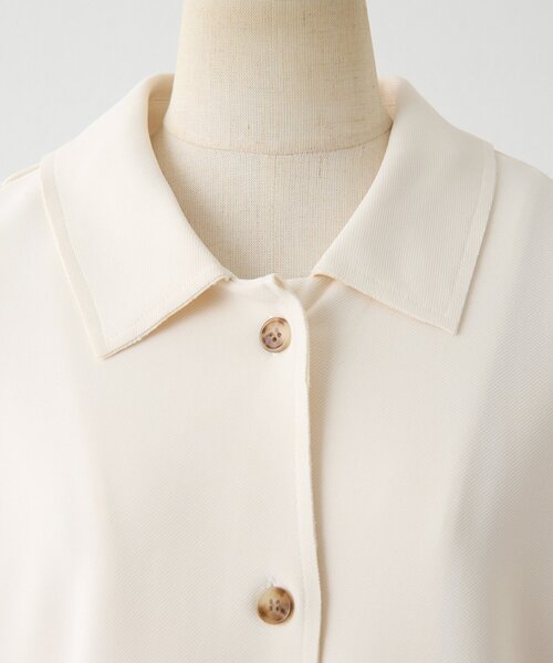 ear PAPILLONNER（イアパピヨネ）の「シャツライクアウター【SUM1 STYLE】（その他アウター・レディース・ブラック/アイボリー・FREE）」の10枚目の写真