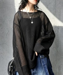メッシュニットタンクトップ（ニット/セーター）｜LE MORE（リモア）の