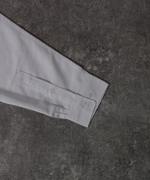 NYLAUS(ナイラス)の「【NYS】2026新作 2WAY ネクタイ付きシャツ 長袖シャツ オーバーサイズシャツ チェーン付きネクタイ ユニセックス(シャツ/ブラウス・メンズ・ブラック/ホワイト・L/M)」の14枚目の写真