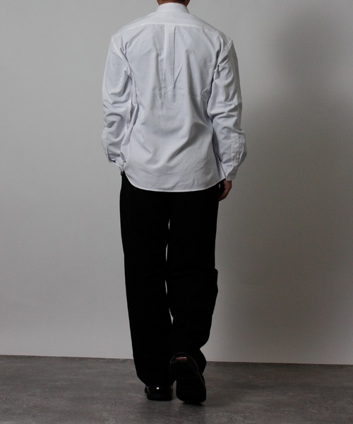 NYLAUS(ナイラス)の「【NYS】2026新作 2WAY ネクタイ付きシャツ 長袖シャツ オーバーサイズシャツ チェーン付きネクタイ ユニセックス(シャツ/ブラウス・メンズ・ブラック/ホワイト・L/M)」の21枚目の写真