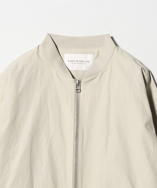 A DAY IN THE LIFE UNITED ARROWS(アデイインザライフユナイテッドアローズ)の「ロングブルゾン <A DAY IN THE LIFE>(ブルゾン・レディース・オリーブ/ナチュラル/ネイビー/ダークグレー・FREE)」の8枚目の写真