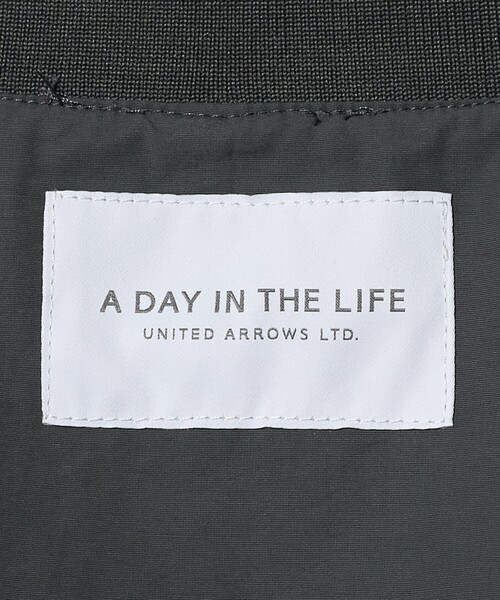 A DAY IN THE LIFE UNITED ARROWS(アデイインザライフユナイテッドアローズ)の「ロングブルゾン <A DAY IN THE LIFE>(ブルゾン・レディース・オリーブ/ナチュラル/ネイビー/ダークグレー・FREE)」の18枚目の写真
