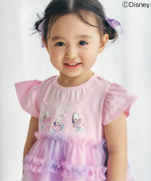 Disney（ディズニー）の「【リンク】ディズニーキャラクターヤングオイスターワンピース（ワンピース・キッズ・ピンク・130/120/110/100/90/80）」の6枚目の写真