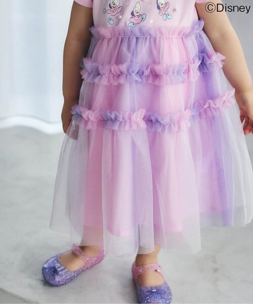 Disney（ディズニー）の「【リンク】ディズニーキャラクターヤングオイスターワンピース（ワンピース・キッズ・ピンク・130/120/110/100/90/80）」の7枚目の写真