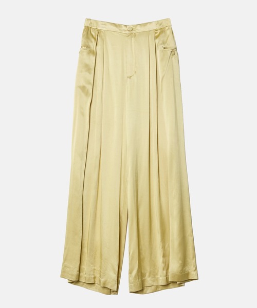 LE CIEL BLEU(ルシェルブルー)の「ピグメントダイリラクスドパンツ / Pigment-Dyed Relaxed Pants(その他パンツ・レディース・ライトイエロー/ライトグリーン・34/36)」の14枚目の写真