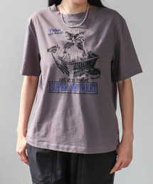 Three Four Time（スリーフォータイム）の「CAT刺繍Tシャツ（Tシャツ/カットソー）」