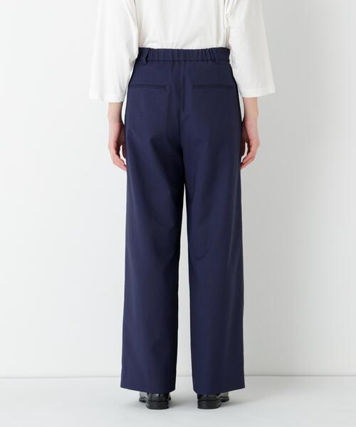 human woman(ヒューマンウーマン)の「◆【4サイズ展開】麻調合繊タックセミワイドパンツ(その他パンツ・レディース・グレー/ネイビー・X-SMALL/SMALL/MEDIUM/LARGE)」の20枚目の写真