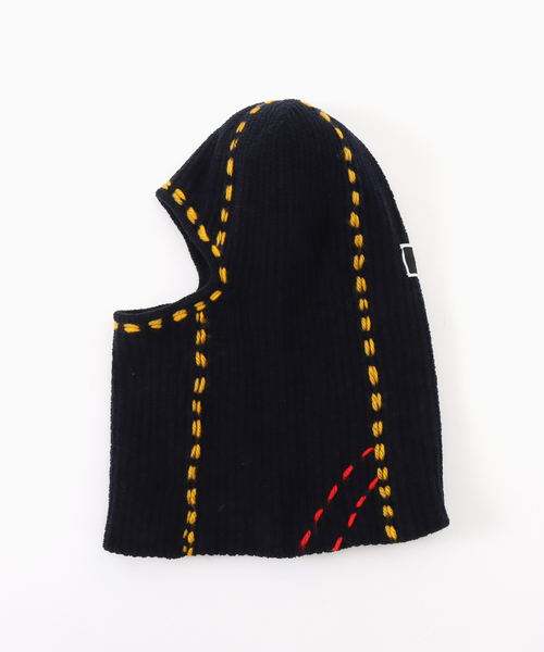 PHINGERIN（フィンガリン）の「PHINGERIN / フィンガリン PG1 BALACLAVA（ニットキャップ/ビーニー・メンズ・ネイビー/ベージュ/ピンク・FREE）」の2枚目の写真