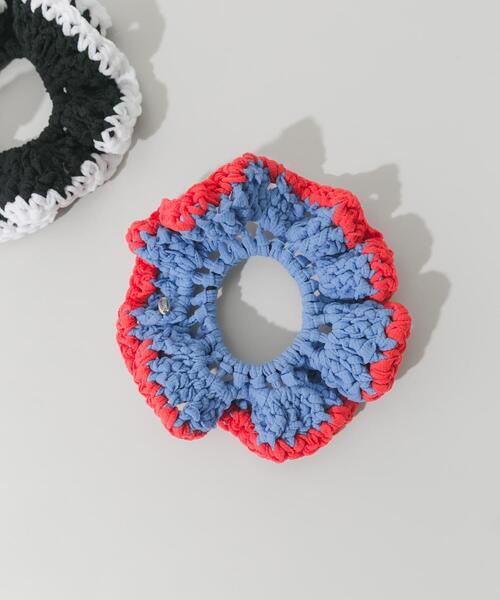 SMELLY（スメリー）の「バイカラーニットシュシュ（シュシュ・レディース・ブラック系その他/ブルー系その他・-）」の6枚目の写真