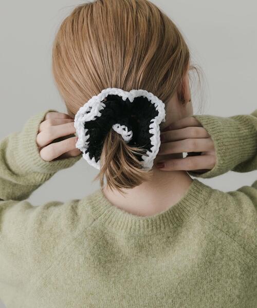 SMELLY（スメリー）の「バイカラーニットシュシュ（シュシュ・レディース・ブラック系その他/ブルー系その他・-）」の8枚目の写真