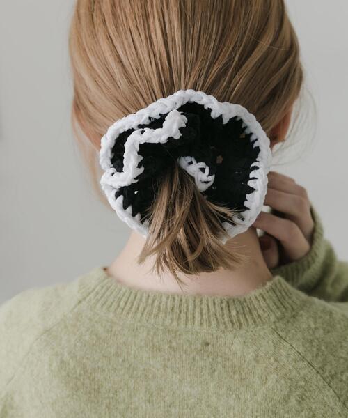 SMELLY（スメリー）の「バイカラーニットシュシュ（シュシュ・レディース・ブラック系その他/ブルー系その他・-）」の9枚目の写真