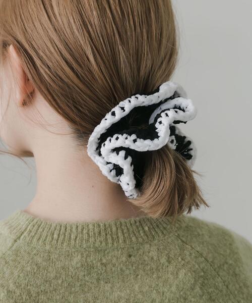 SMELLY（スメリー）の「バイカラーニットシュシュ（シュシュ・レディース・ブラック系その他/ブルー系その他・-）」の10枚目の写真