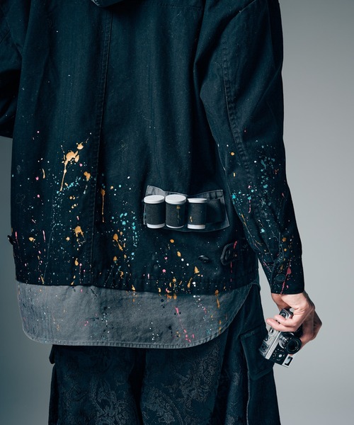 glamb(グラム)の「Remake Hood Military Shirt / リメイクフードミリタリーシャツ(シャツ/ブラウス・メンズ・ブラック/カーキ・S/M/L)」の22枚目の写真