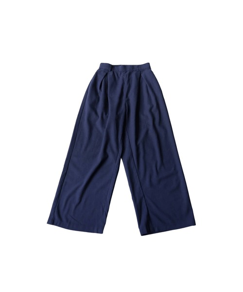 antiqua(アンティカ)の「タック ワイドストレート パンツ(その他パンツ・レディース・ベージュ系その他/ライム/ピンク/レッド/ブラック/ブラウン系その他/ネイビー/パープル/チャコールグレー/ナチュラル・MEDIUM/LARGE)」の18枚目の写真
