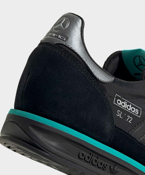 adidas（アディダス）の「Mercedes-AMG PETRONAS F1チーム SL 72 RS / Mercedes-AMG Petronas Formula One Team SL 72 RS / アディダス adidas（スニーカー・メンズ・ブラック・23.0cm/23.5cm/26.0cm/26.5cm/27.0cm/27.5cm/28.0cm/28.5cm/29.0cm/22.5cm/25.5cm）」の8枚目の写真