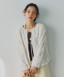 studio CLIP | ダブルフロントフラワージャガードブラウス(シャツ/ブラウス)