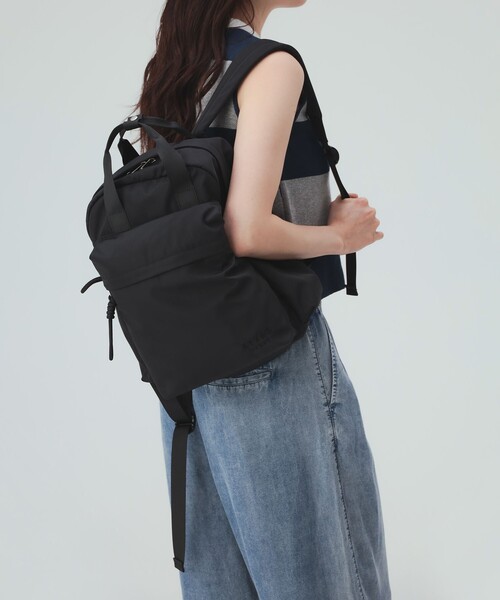 BEAMS HEART(ビームスハート)の「コード 紐 バックパック(バックパック/リュック・レディース・ブラック/ブラウン・ONE SIZE)」の1枚目の写真