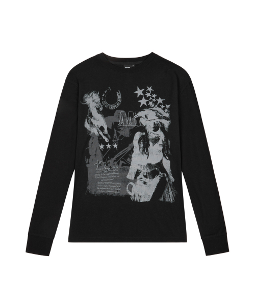 AAKAM(アーカム)の「Western Muse Long Sleeve (Black)(Tシャツ/カットソー・レディース・その他・1/2)」の1枚目の写真