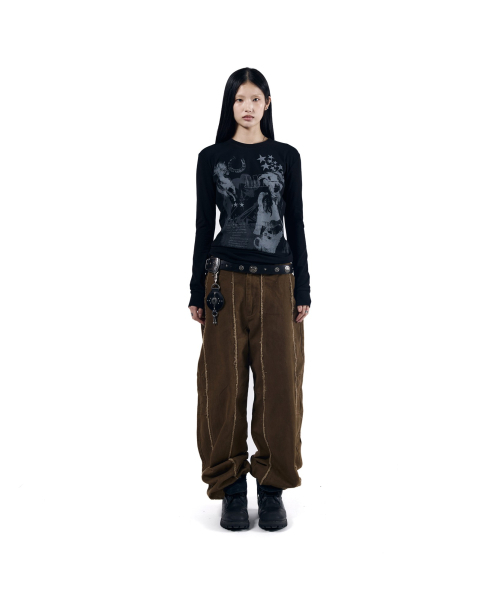AAKAM(アーカム)の「Western Muse Long Sleeve (Black)(Tシャツ/カットソー・レディース・その他・1/2)」の4枚目の写真
