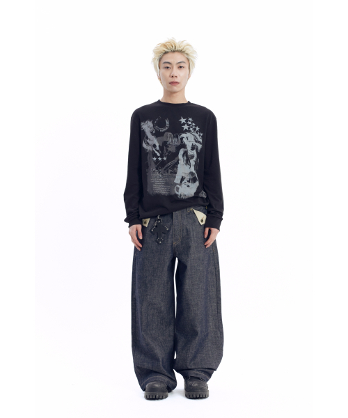 AAKAM(アーカム)の「Western Muse Long Sleeve (Black)(Tシャツ/カットソー・レディース・その他・1/2)」の11枚目の写真