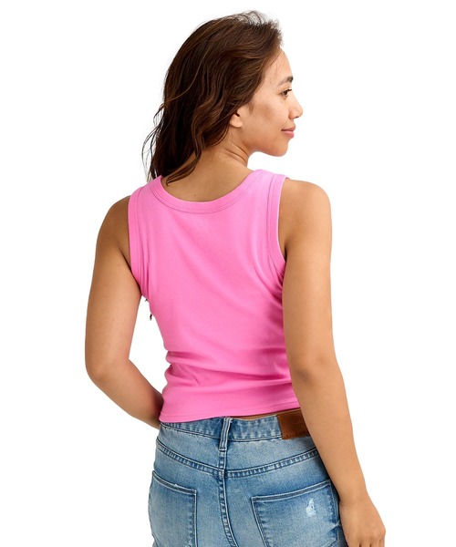 BILLABONG（ビラボン）の「BILLABONG/ビラボン タンクトップ ショート丈 BG013362（タンクトップ・レディース・スミクロ/グリーン/ピンク/オフホワイト・M）」の21枚目の写真