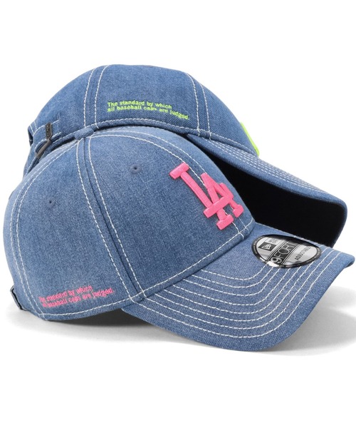 ニューエラキャップ 9FORTYロングバイザー デニムMLB ONSPOTZ別注