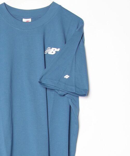 NEW BALANCE(ニューバランス)の「Numeric Small ロゴ T-Shirt(Tシャツ/カットソー・メンズ・チョコ/サックスブルー・SMALL/MEDIUM/LARGE/X-LARGE/XX-LARGE)」の16枚目の写真