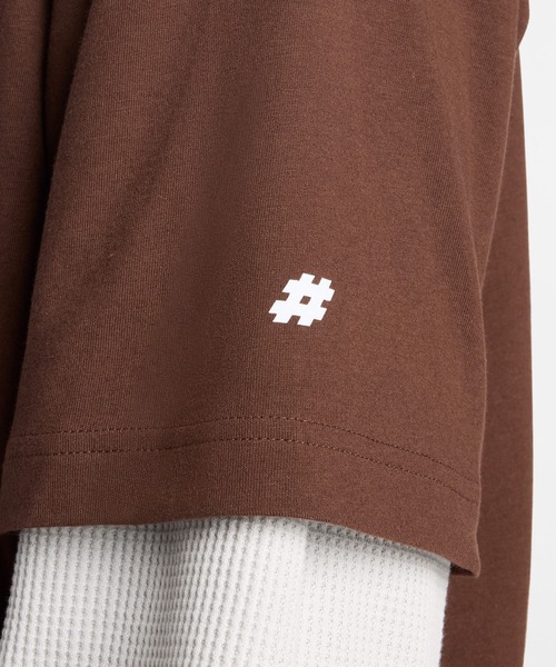 NEW BALANCE(ニューバランス)の「Numeric Small ロゴ T-Shirt(Tシャツ/カットソー・メンズ・チョコ/サックスブルー・SMALL/MEDIUM/LARGE/X-LARGE/XX-LARGE)」の6枚目の写真