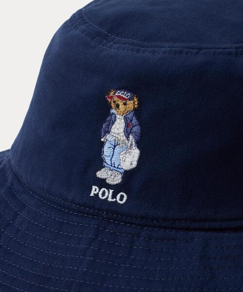 Polo ベア コットン バケット ハット（ハット）｜POLO RALPH LAUREN