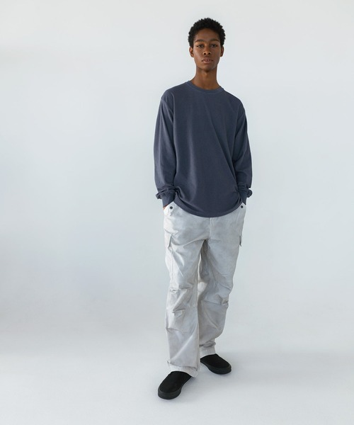 thisisneverthat（ディスイズネバーザット）の「C-Logo Wale L/S Tee（Tシャツ/カットソー・メンズ・ダークネイビー/ホワイト/チャコール・L/M/S/XL）」の13枚目の写真