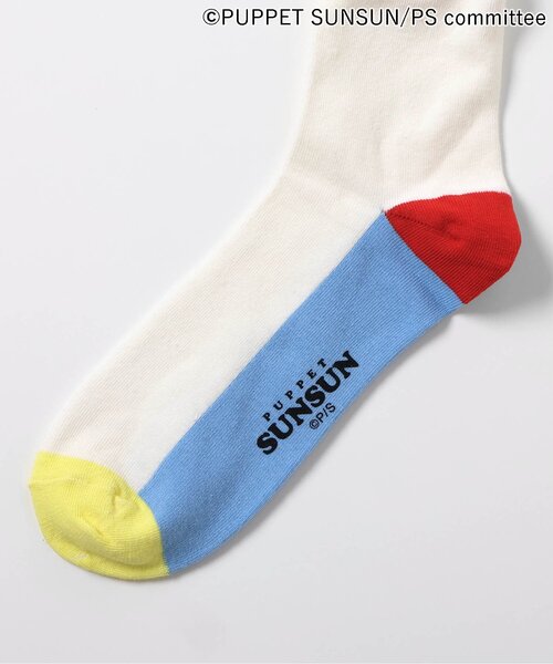 BREEZE（ブリーズ）の「パペットスンスン ソックス（ソックス/靴下・キッズ・レインボー・18/15 /24/21）」の7枚目の写真