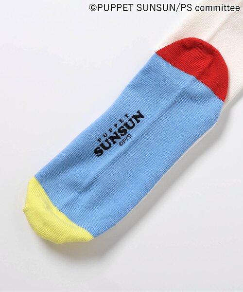 BREEZE（ブリーズ）の「パペットスンスン ソックス（ソックス/靴下・キッズ・レインボー・18/15 /24/21）」の8枚目の写真