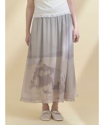 merry jenny | pale morning フリルメッシュスカート(スカート)
