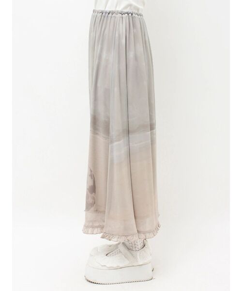 merry jenny（メリージェニー）の「pale morning フリルメッシュスカート（スカート・レディース・グリーン/グレー・FREE）」の16枚目の写真