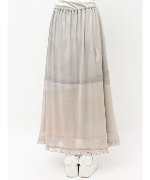 merry jenny（メリージェニー）の「pale morning フリルメッシュスカート（スカート・レディース・グリーン/グレー・FREE）」の17枚目の写真