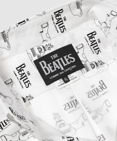 THE BEATLES COMME des GARCONS(ザ ビートルズ コムデギャルソン)の「THE BEATLES CdG SUBMALINE PRINTED LONG SLEEVE SHIRT WHITE(シャツ/ブラウス・メンズ・ホワイト・XS/S/XL/XXL)」の4枚目の写真