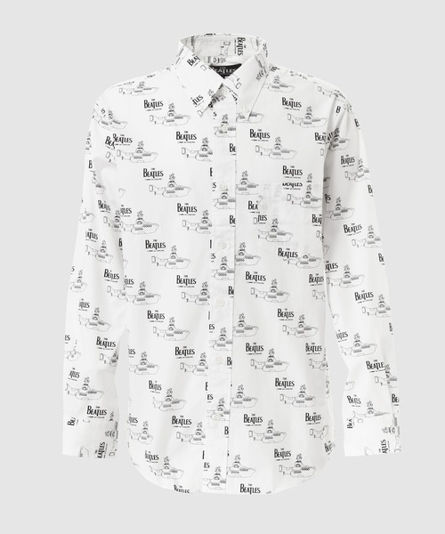 THE BEATLES CdG SUBMALINE PRINTED LONG SLEEVE SHIRT WHITE（シャツ