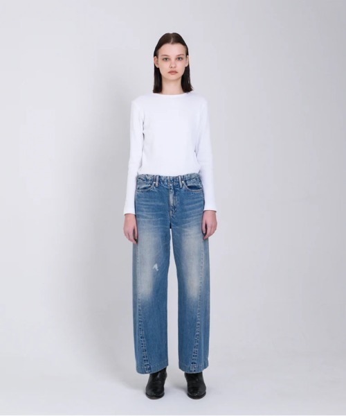 TANAKA（タナカ）の「BOY JEAN TROUSERS（デニムパンツ・レディース・ブルー系その他・25/26）」の2枚目の写真