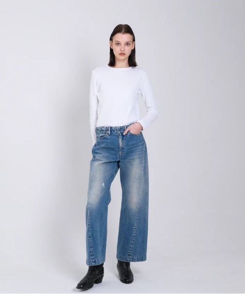 TANAKA（タナカ）の「BOY JEAN TROUSERS（デニムパンツ・レディース・ブルー系その他・25/26）」の3枚目の写真