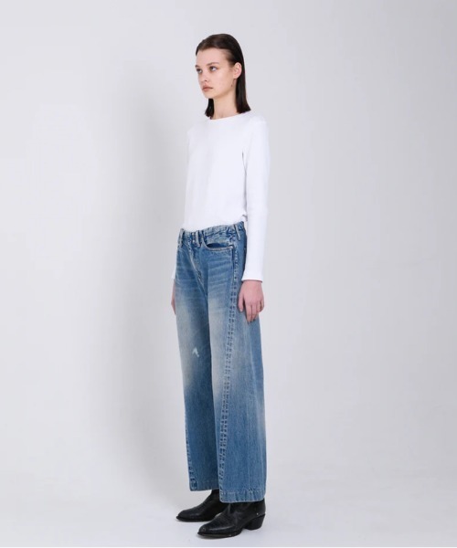 TANAKA（タナカ）の「BOY JEAN TROUSERS（デニムパンツ・レディース・ブルー系その他・25/26）」の4枚目の写真