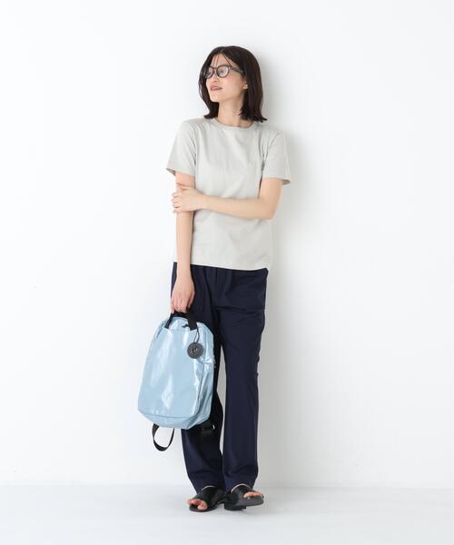 human woman(ヒューマンウーマン)の「◆Bonne chance 刺繍ロゴTシャツ(Tシャツ/カットソー・レディース・レッド/ブラウン/グレー・MEDIUM)」の20枚目の写真