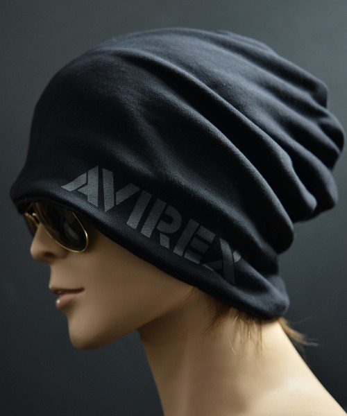 AVIREX（アヴィレックス）の「AVIREXリバーシブルワッチキャップ（ニットキャップ/ビーニー・メンズ・グレー/ブラック/オリーブ・FREE）」の4枚目の写真