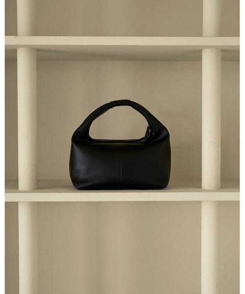 anuke（アンヌーク）の「Onehandle Leather Bag（ハンドバッグ・レディース・ピンク/アイボリー/ブラック・FREE）」の13枚目の写真