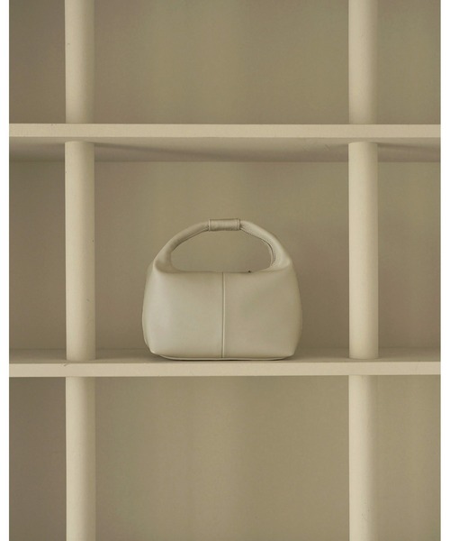 anuke（アンヌーク）の「Onehandle Leather Bag（ハンドバッグ・レディース・ピンク/アイボリー/ブラック・FREE）」の14枚目の写真