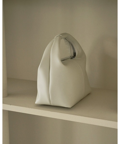 anuke（アンヌーク）の「Onehandle Leather Bag（ハンドバッグ・レディース・ピンク/アイボリー/ブラック・FREE）」の15枚目の写真