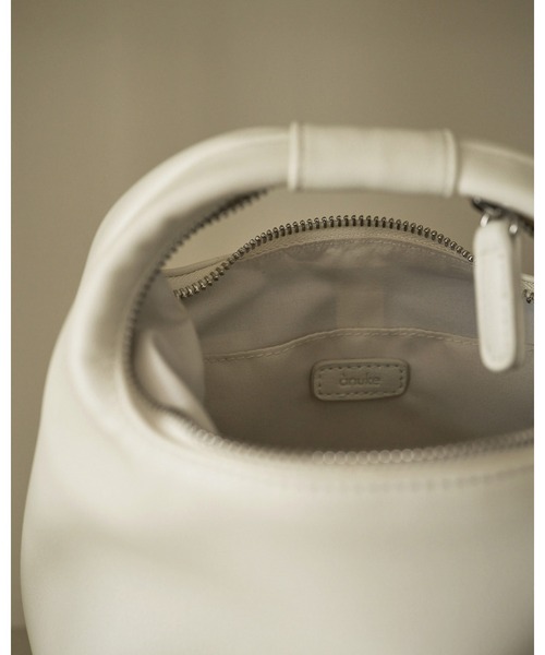 anuke（アンヌーク）の「Onehandle Leather Bag（ハンドバッグ・レディース・ピンク/アイボリー/ブラック・FREE）」の17枚目の写真