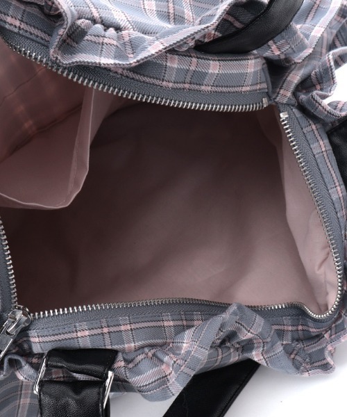 axes femme（アクシーズファム）の「チェックハートバッグ（ショルダーバッグ・レディース・ミント/グレー/ピンク・FREE）」の19枚目の写真